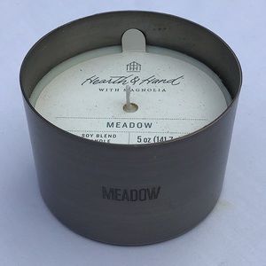 HEARTH AND HAND WITH MAGNOLIA SOY BLEND CANDLE “MEADOW” 5oz.